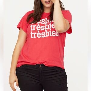 5/$25 - H&M Red Tee - TRES BIEN